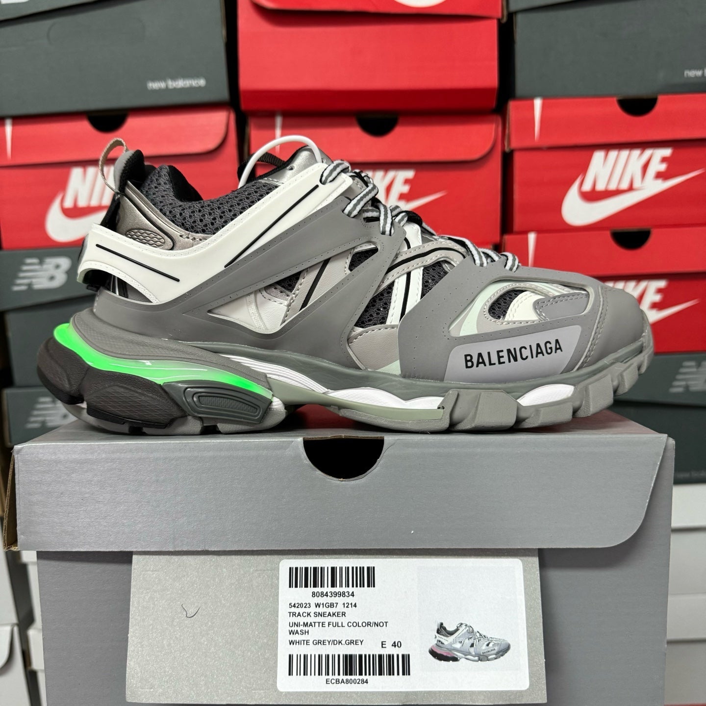 Balenciaga Track Led 3.0 - (CHARCOAL/GREY/WHITE)