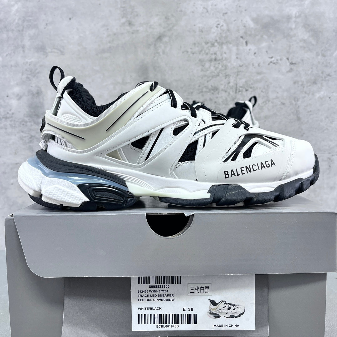 Balenciaga Track 3.0 - (WHITE/BLACK/LIGHT GREY)