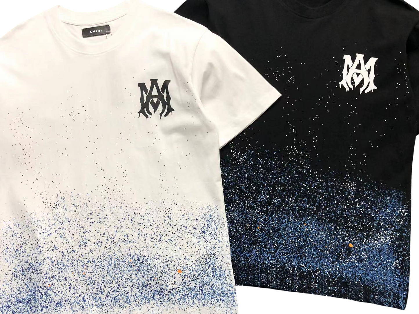 AMIRI Paint Splatter Tee White