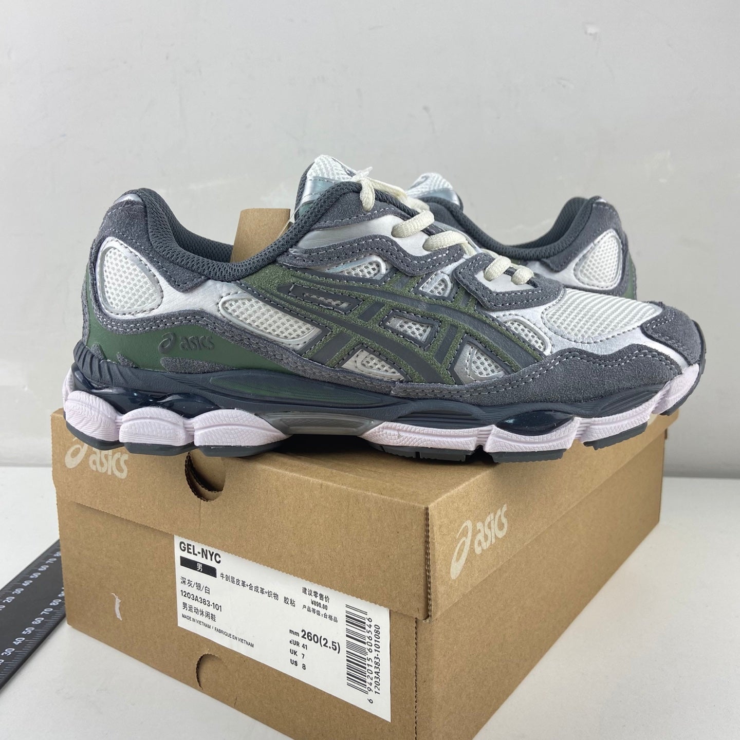 ASICS Gel-NYC Cream Steel Grey