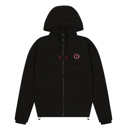 Trapstar Irongate T Windbreaker Jacket - (BLACK/RED)