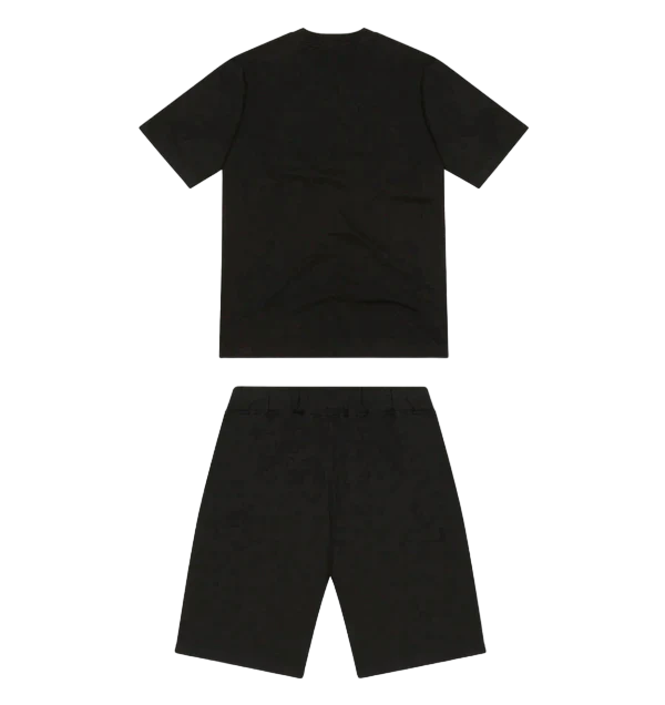 Trapstar Chenille Decoded Short Set Black Ice Flavours 2.0