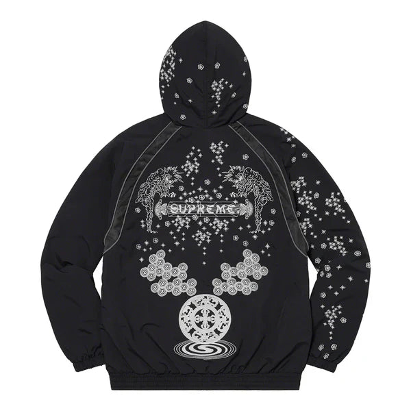 Supreme AOI Glow-In-The-Dark Shell Suit Jacket Black