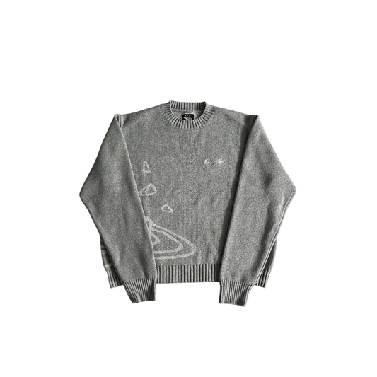 Broken Planet Outer Space Sweater - (GREY)