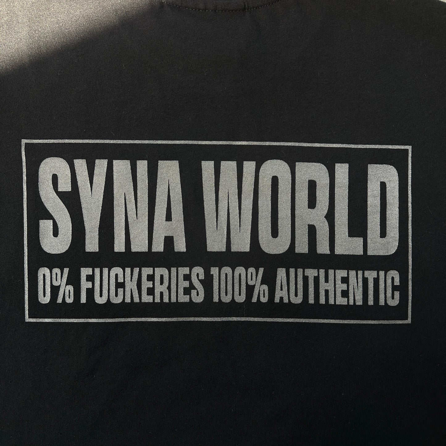 Syna World Disclaimer Tee - (BLACK)