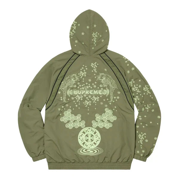 Supreme AOI Glow-In-The-Dark Shell Suit Jacket Khaki