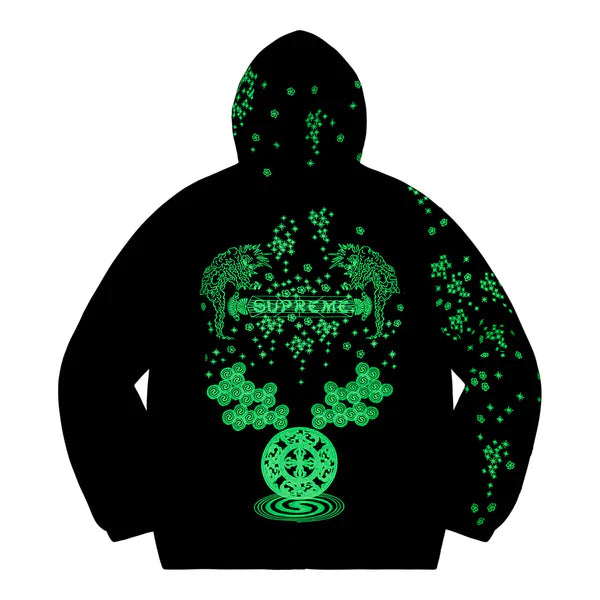 Supreme AOI Glow-In-The-Dark Shell Suit Jacket - (BLACK)