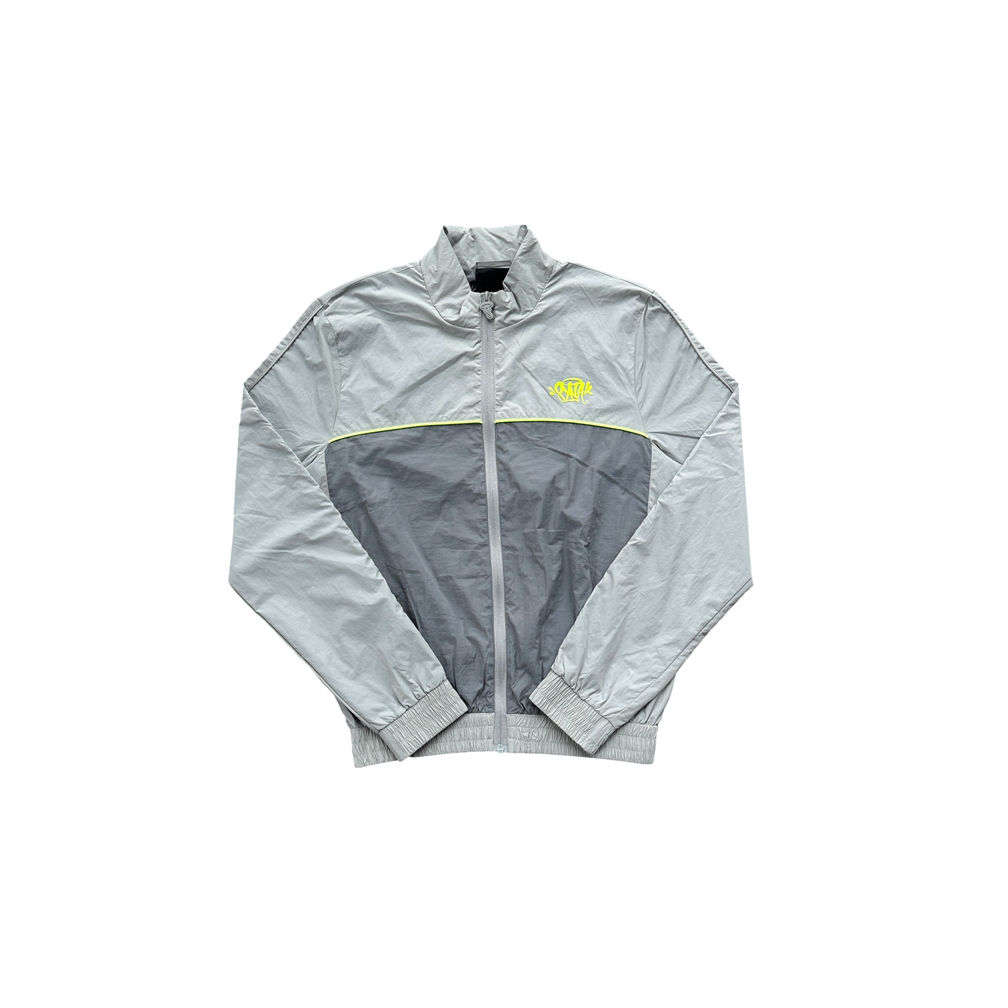 Syna World Shell Suit Jacket - (GREY/NEON) EXCLUSIVITY 21DRIPZZ