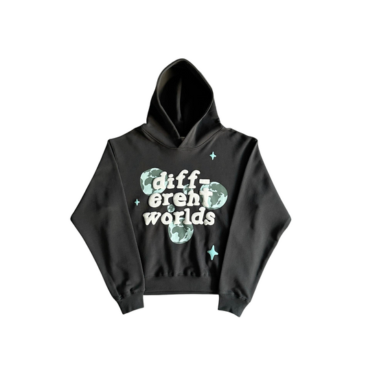 Broken Planet Different Worlds Hoodie - (BLACK)