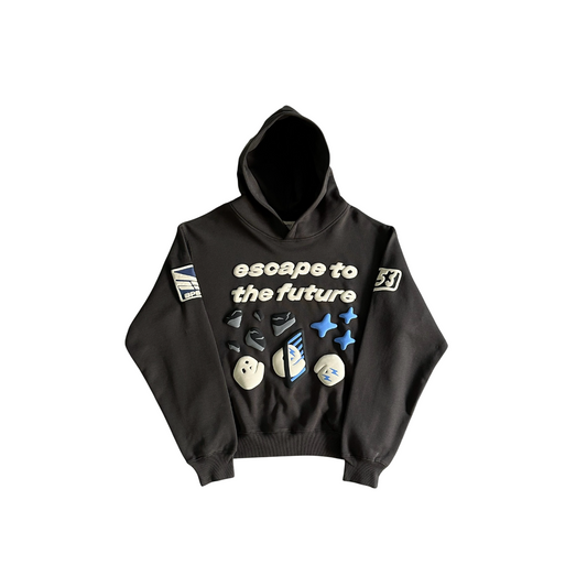 Broken Planet Escape To The Future Hoodie - (BLACK)