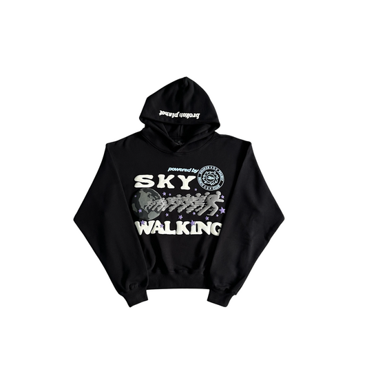 Broken Planet Sky Walking Hoodie - (BLACK)