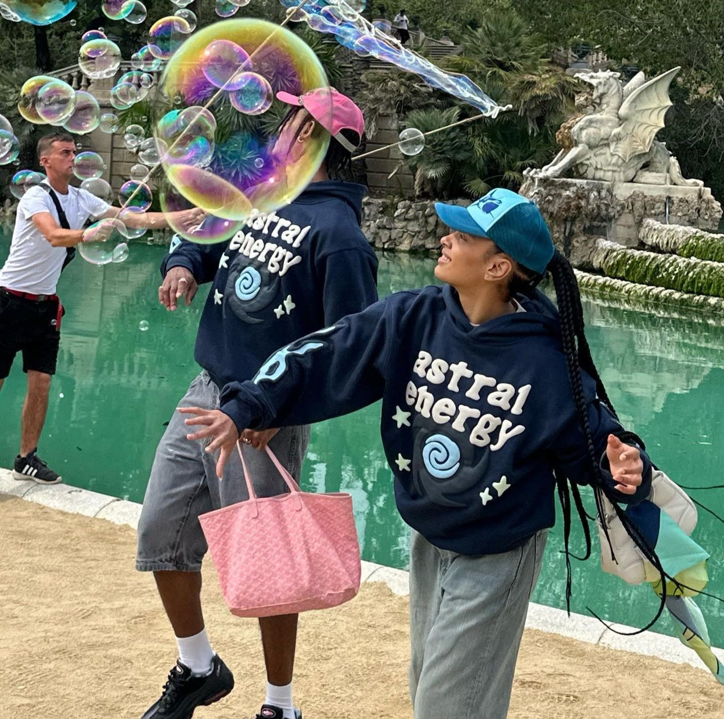 Broken Planet Astral Energy Hoodie - (BLUE)