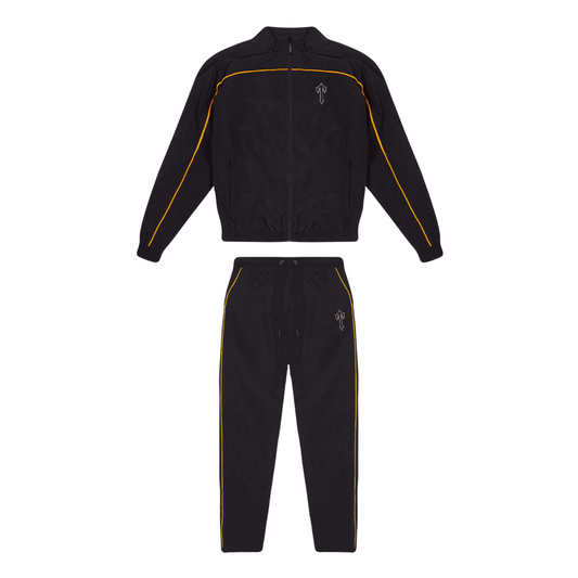 Trapstar Irongate T Shell Suit - (BLACK/ORANGE)