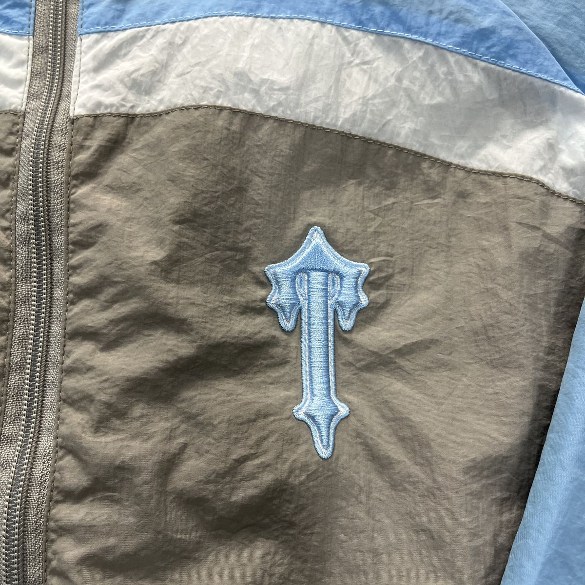 Trapstar Irongate T Shell Suit - (GREY/WHITE/CASHMERE BLUE)