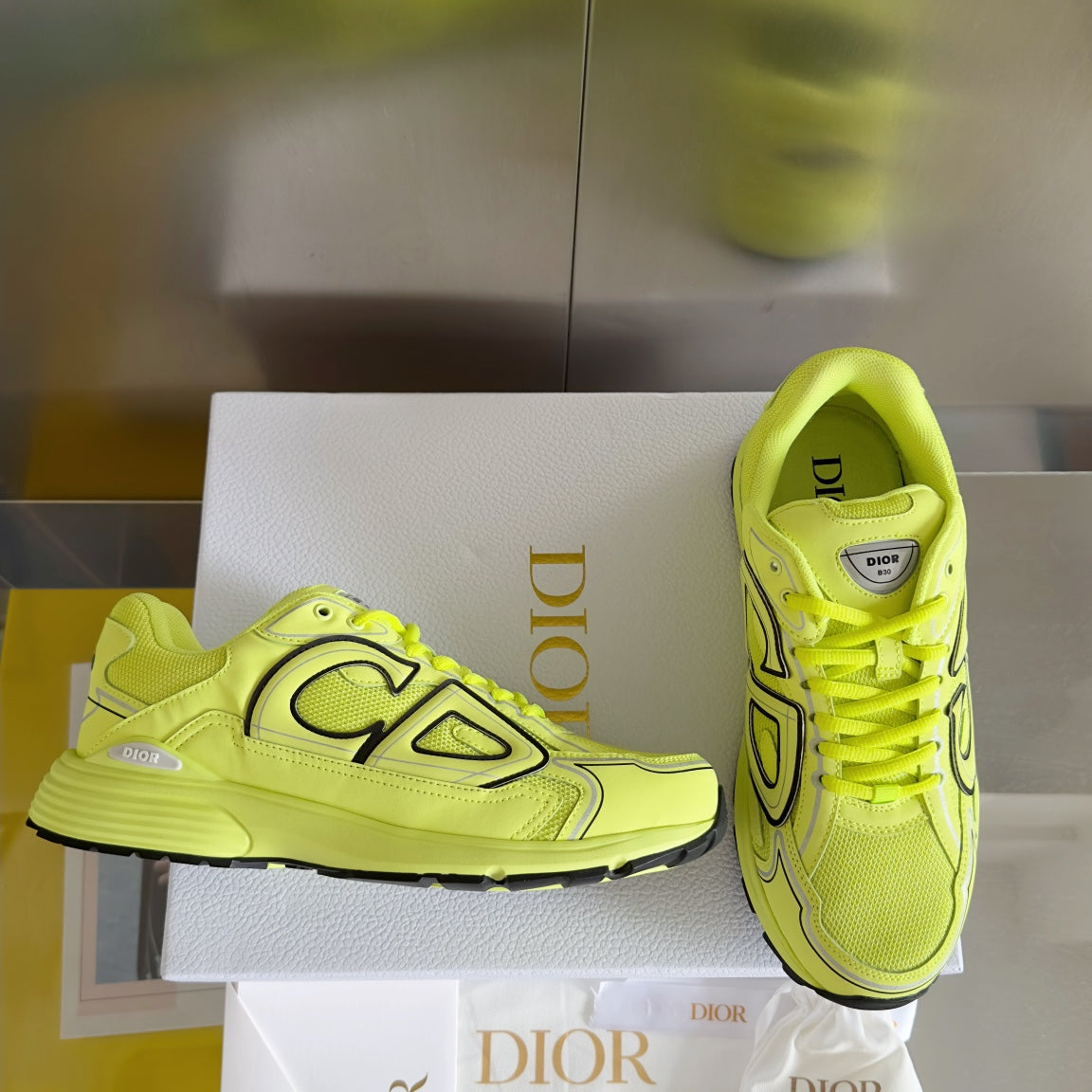 Dior B30 Neon Yellow