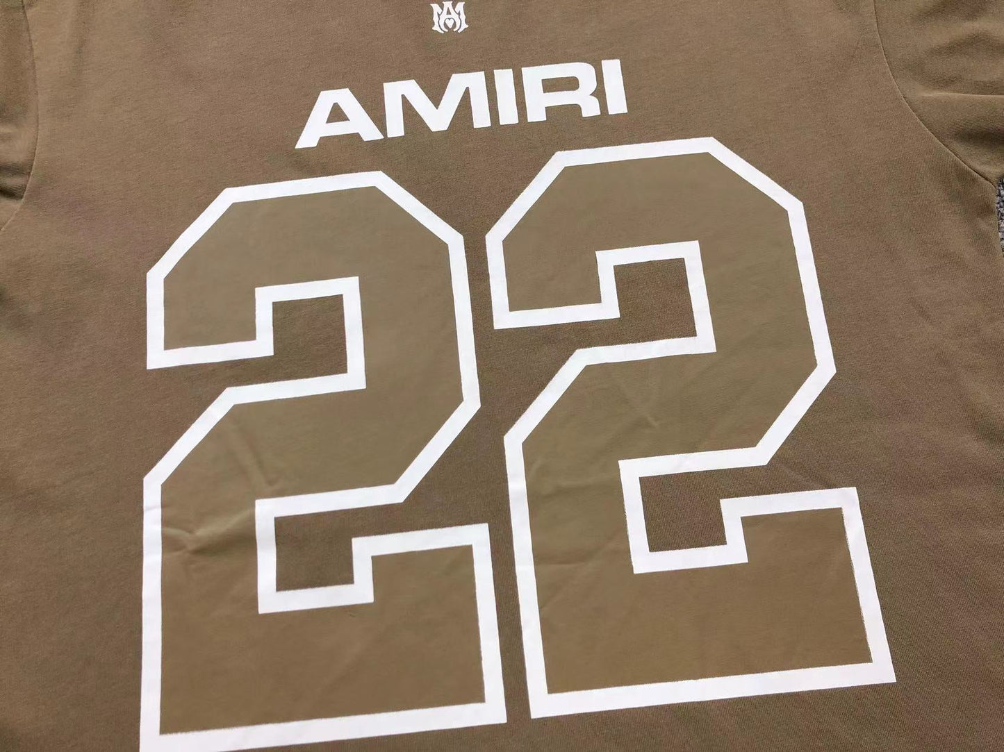 AMIRI Football 22 Tee Brown