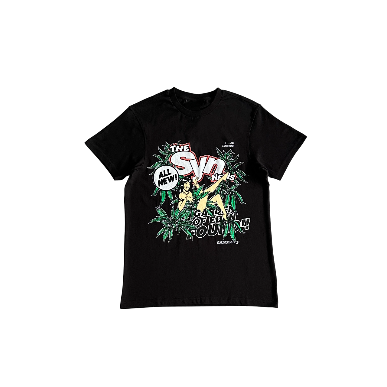 Syna World News Tee - (BLACK)