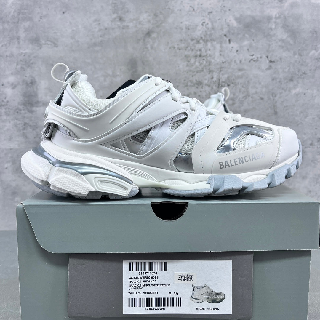 Balenciaga Track 3.0 - (WHITE/SILVER/GREY)