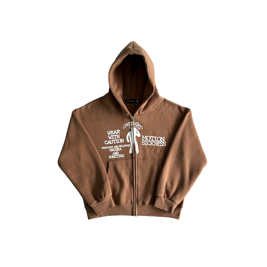 Carsicko Motion Sickness Zip - (BROWN)