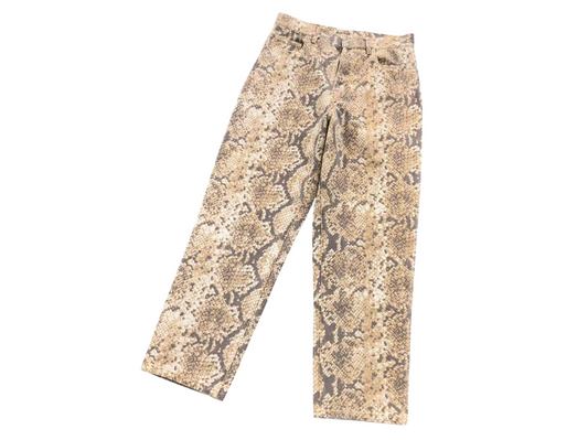Stussy Python Jeans - (CREAM)