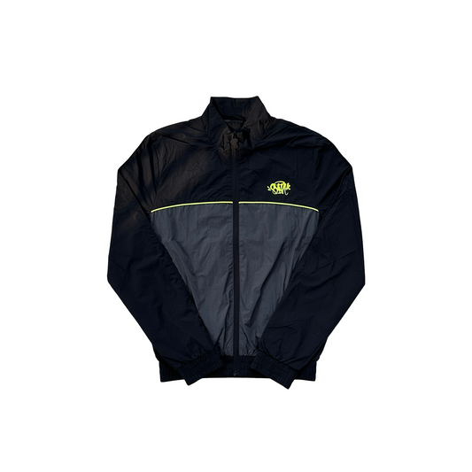 Syna World Shell Suit Jacket - (BLACK/YELLOW) EXCLUSIVITY 21DRIPZZ