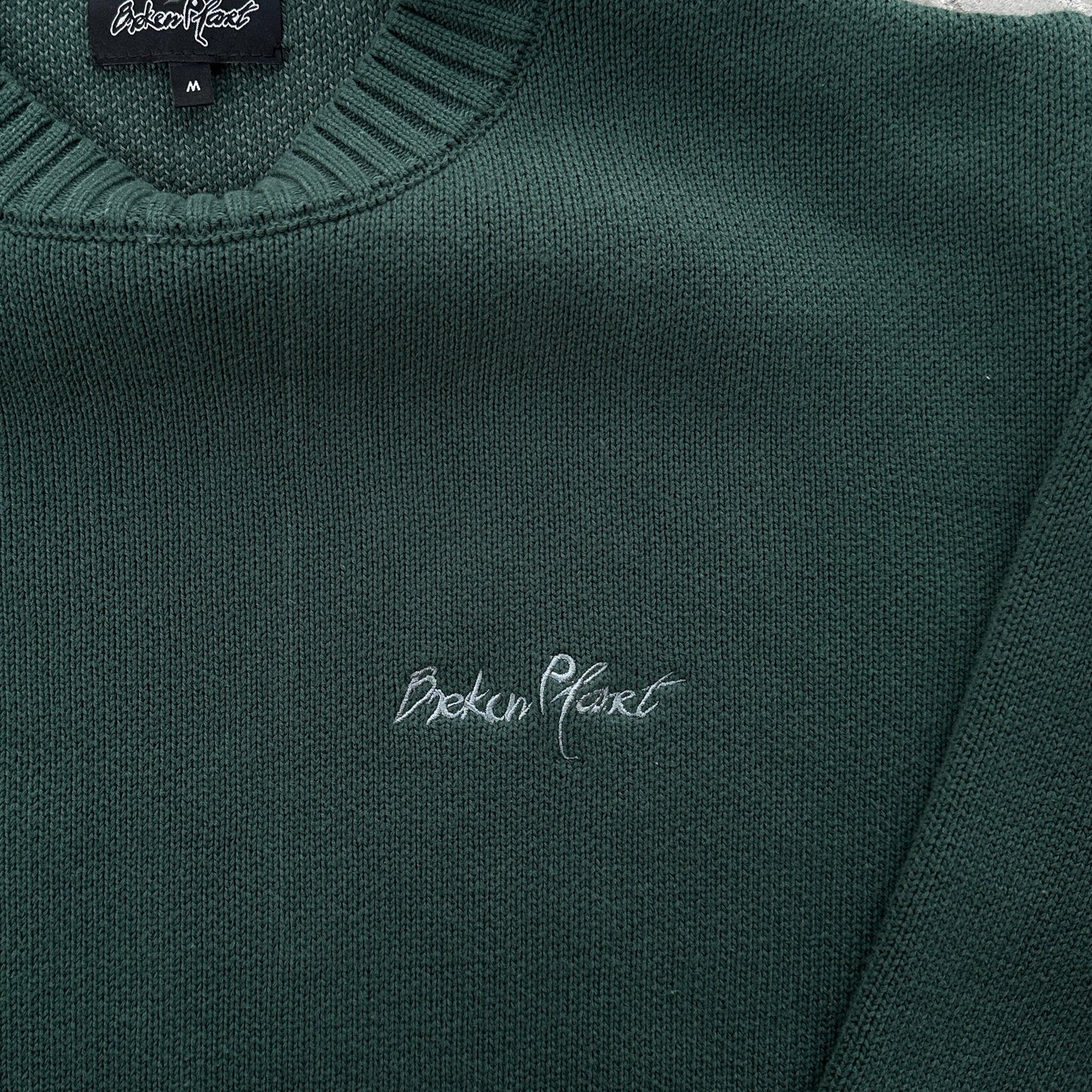 Broken Planet Outer Space Sweater Green