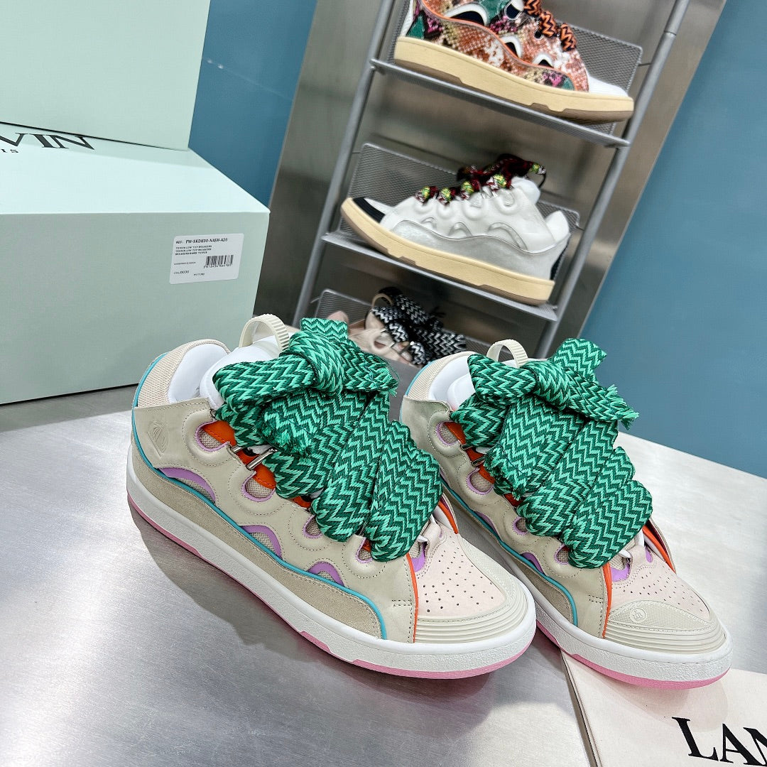 Lanvin Curb - (LIGHT GREY/PURPLE/GREEN)