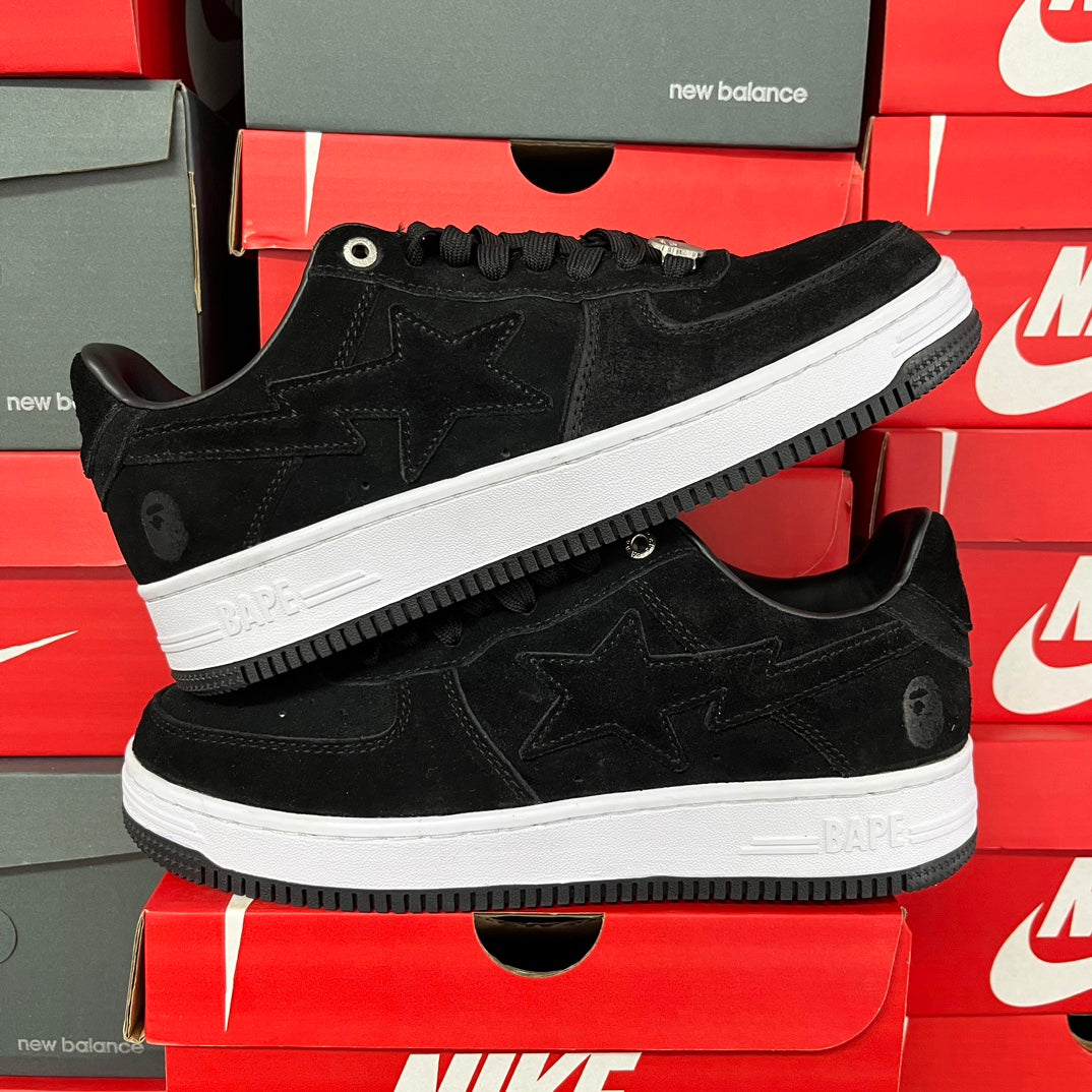 A Bathing Ape Bapesta - (DENIM BLACK/WHITE)
