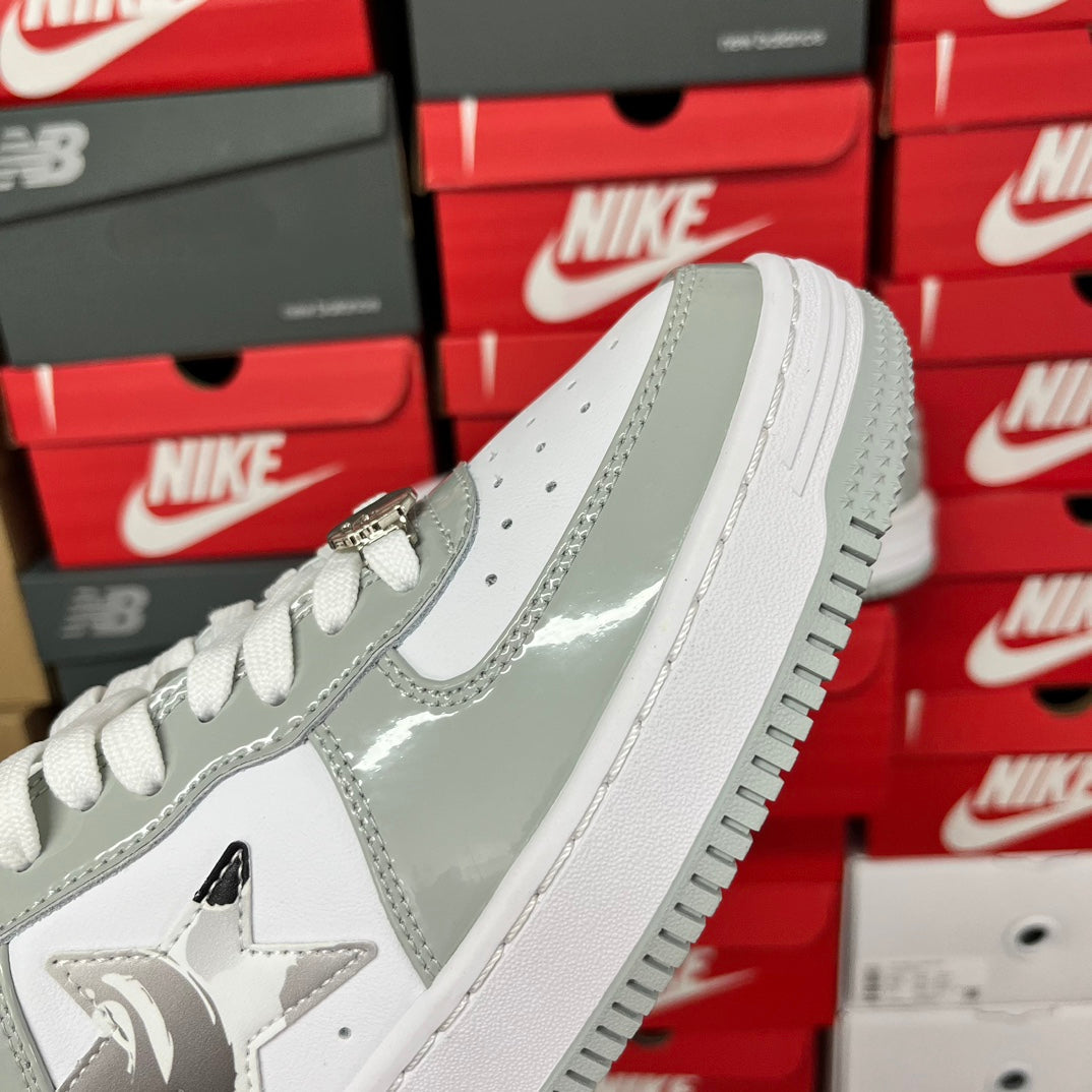 A Bathing Ape Bapesta 11 - (GREY/WHITE)