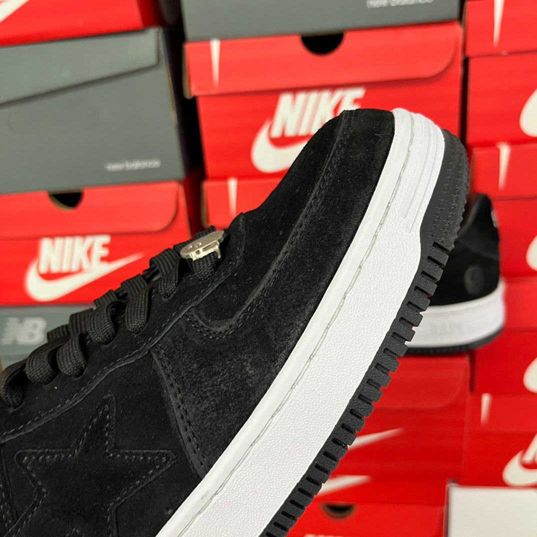 A Bathing Ape Bapesta - (DENIM BLACK/WHITE)