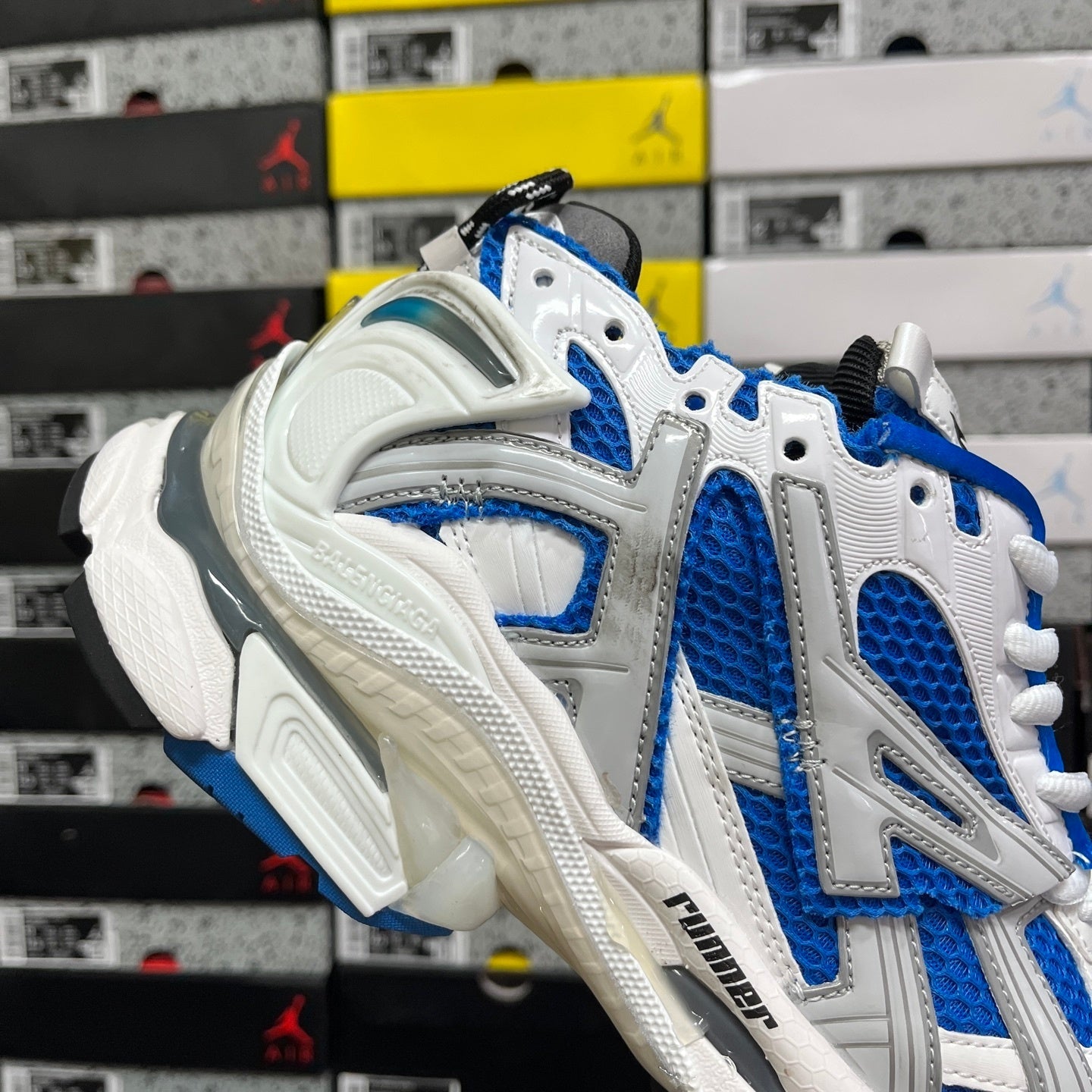 Balenciaga Runner 7.0 - (BLUE GREY WHITE)