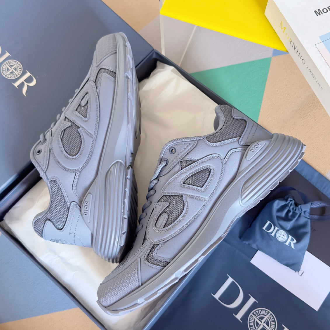 Dior x Stone Island B30 Blue
