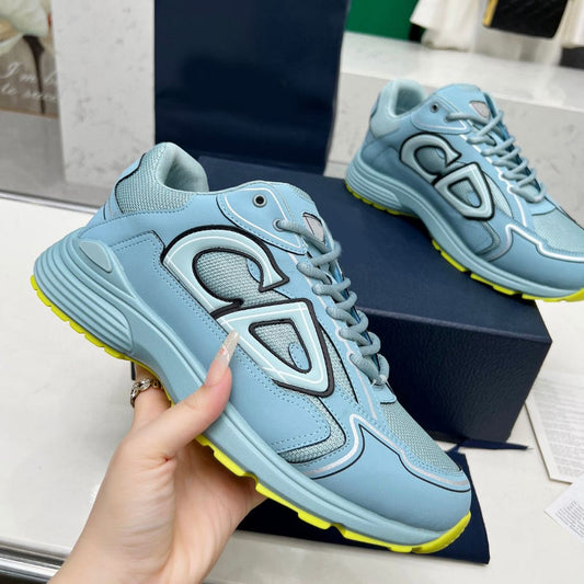 Dior B30 Blue/Neon Yellow