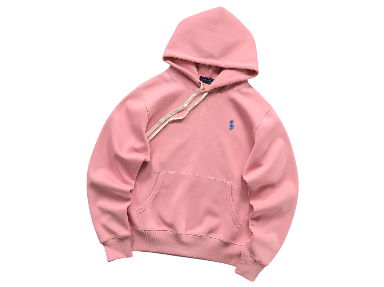 Ralph Lauren Classic Hoodie - (PINK/BLUE)