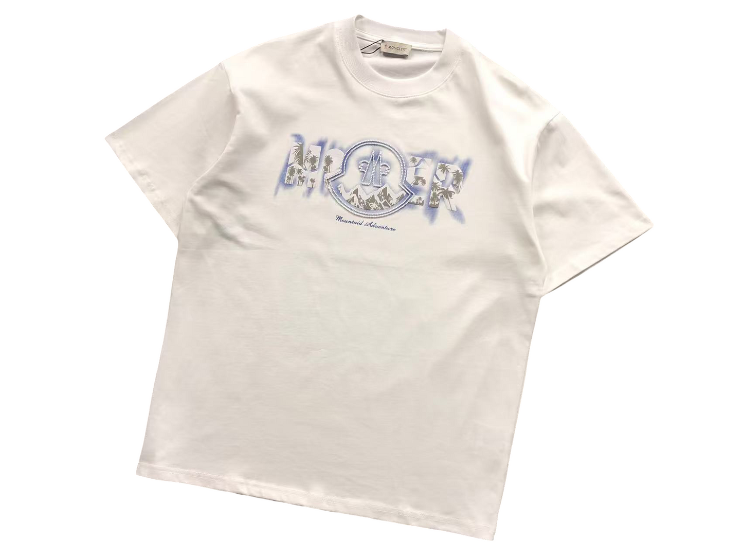 Moncler Moutains Tee - (WHITE)