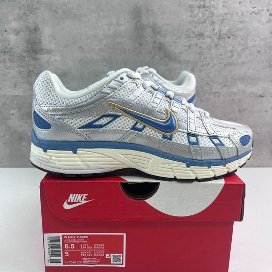 Nike P-6000 White Aegean Storm
