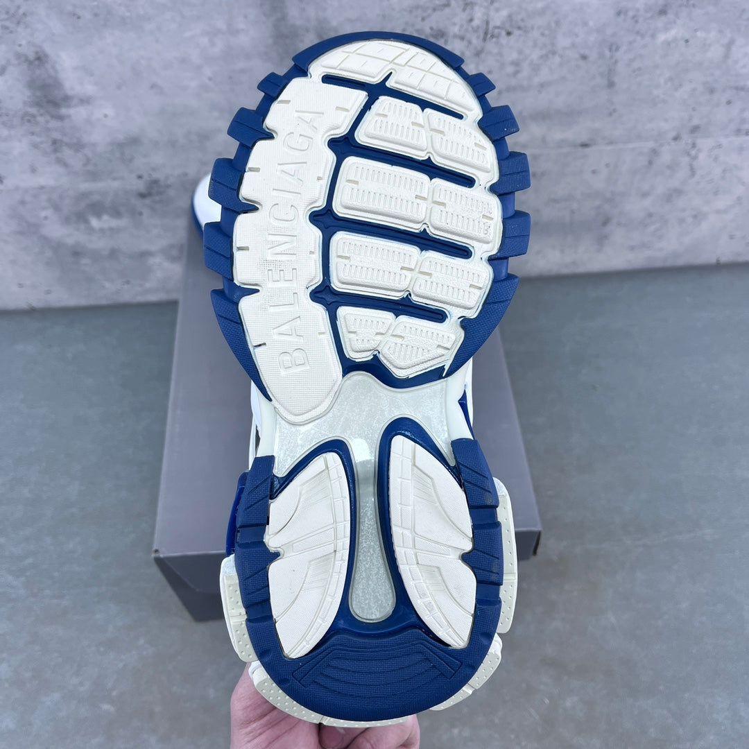Balenciaga Track 3.0 - (WHITE/PEACOCK BLUE)