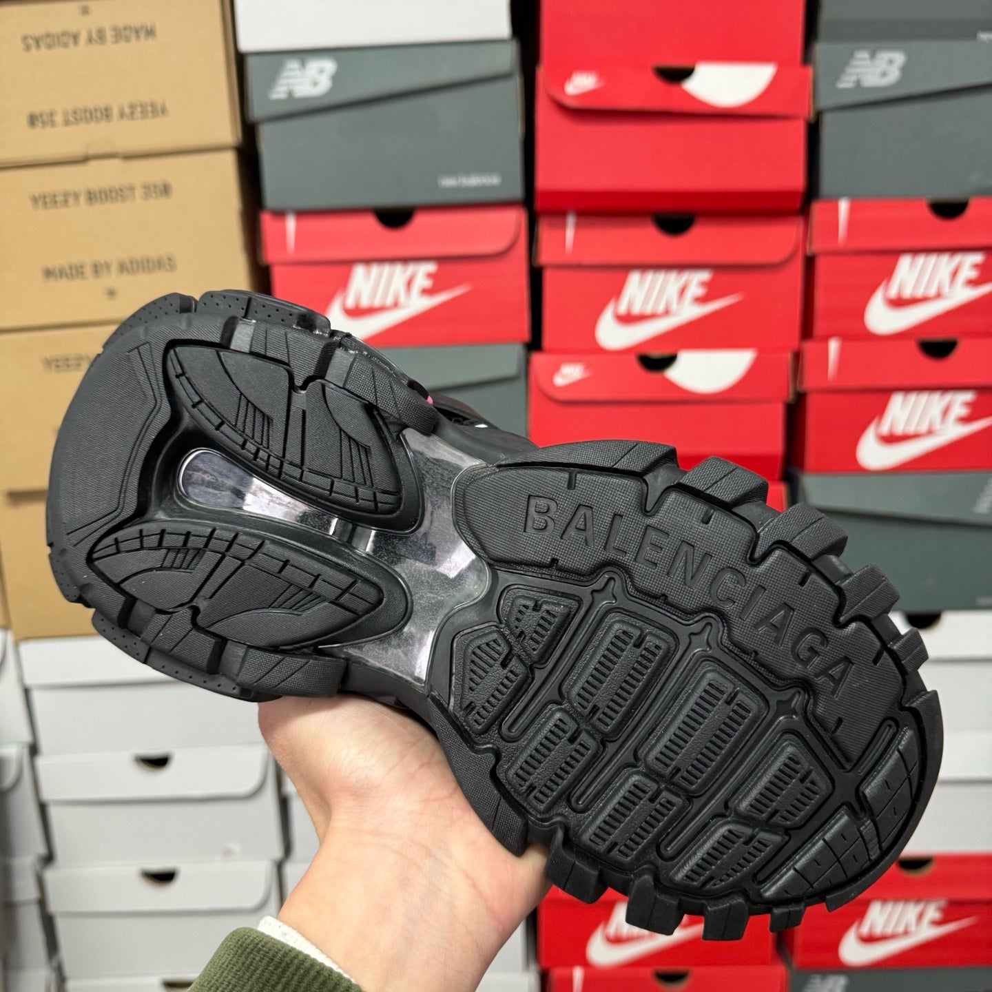 Balenciaga Track Led 3.0 - (BLACK/WHITE)