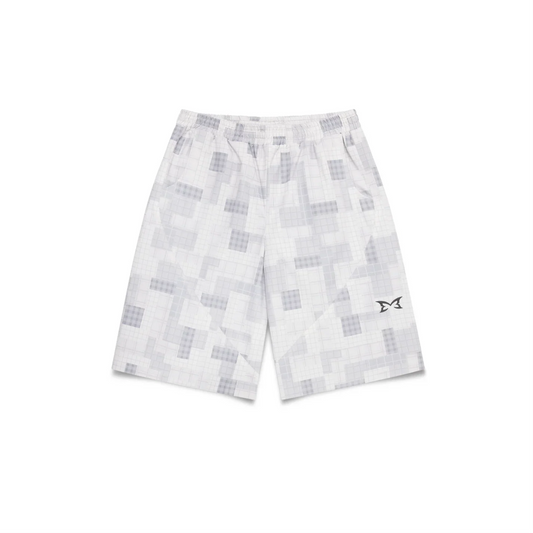 MERTRA Plaid Shorts Grey