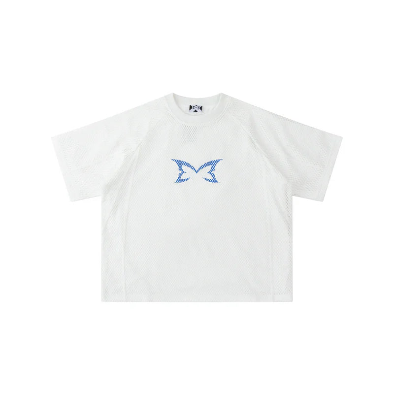 MERTRA Layered Mesh Jersey White