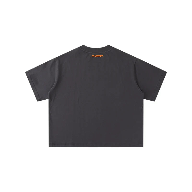 MERTRA Cracked Tee Charcoal