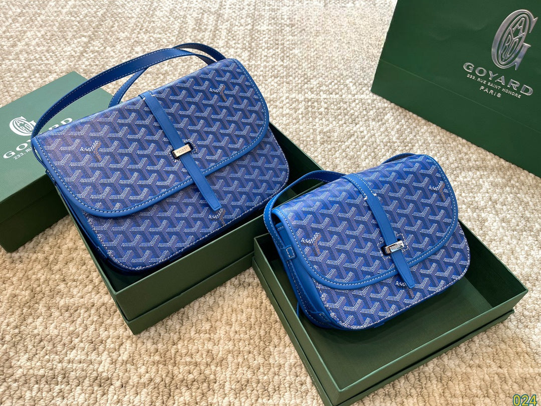 Goyard Belvedere Bag Blue