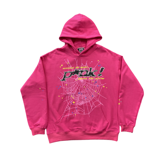Sp5der P*NK Hoodie - (PINK)
