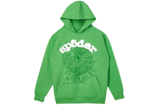 Sp5der Websuit Hoodie - (GREEN)