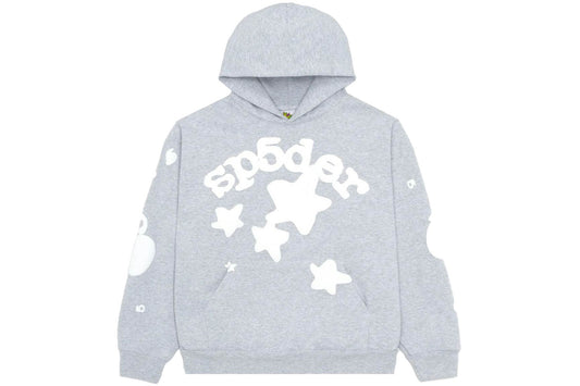 Sp5der Beluga Hoodie - (HEATHER GREY)