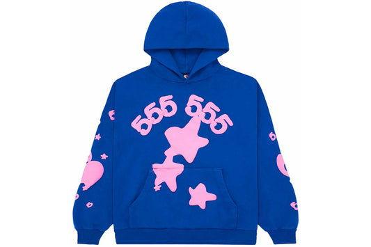 Sp5der Beluga Hoodie - (BLUE)
