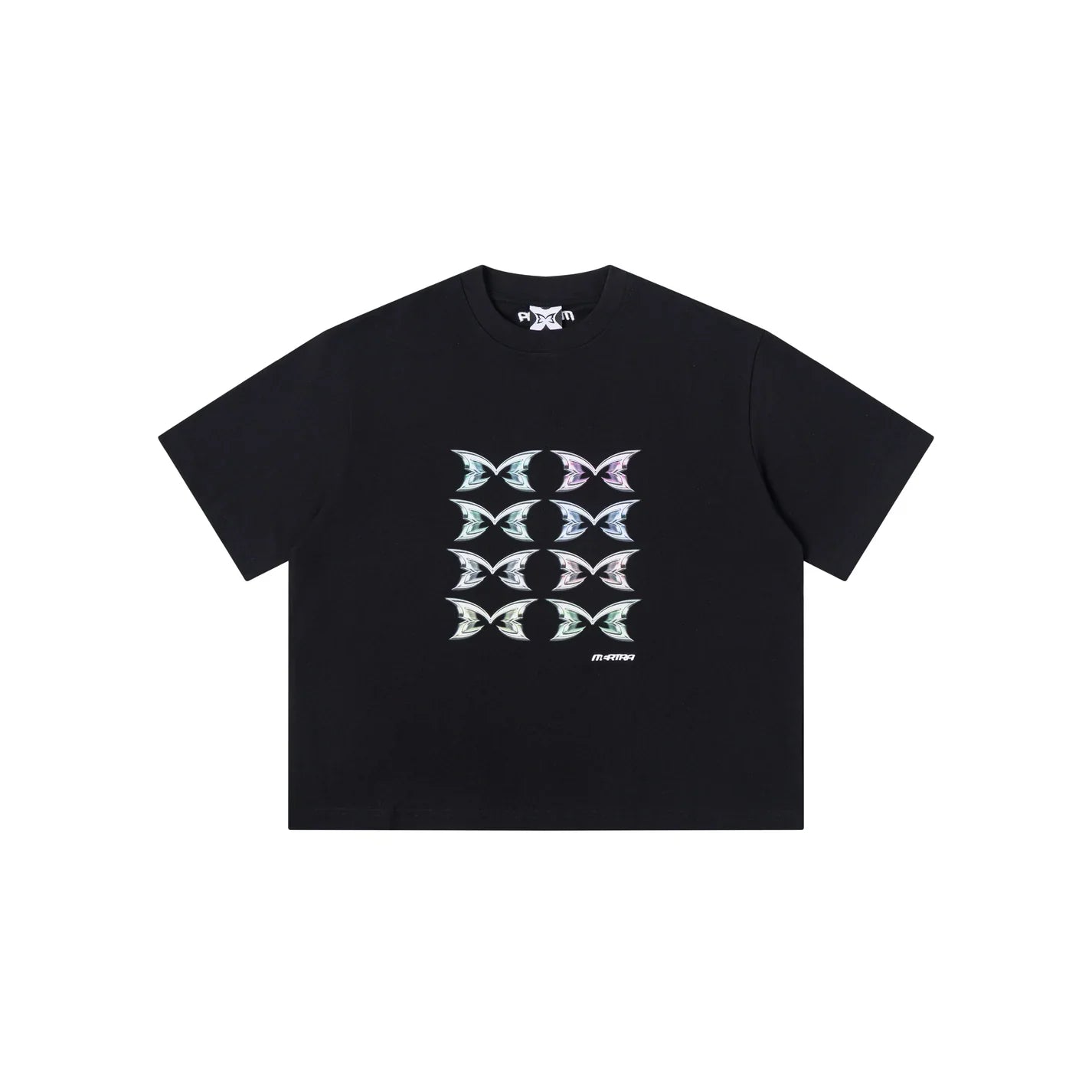 MERTRA Stacked Logo Tee Black