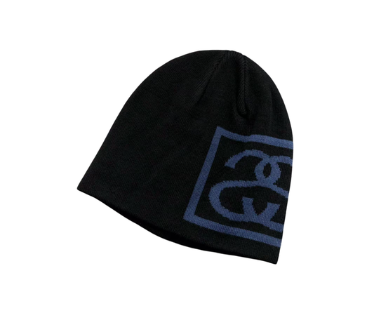 Stussy Interlaced Beanie - (BLACK/BLUE)