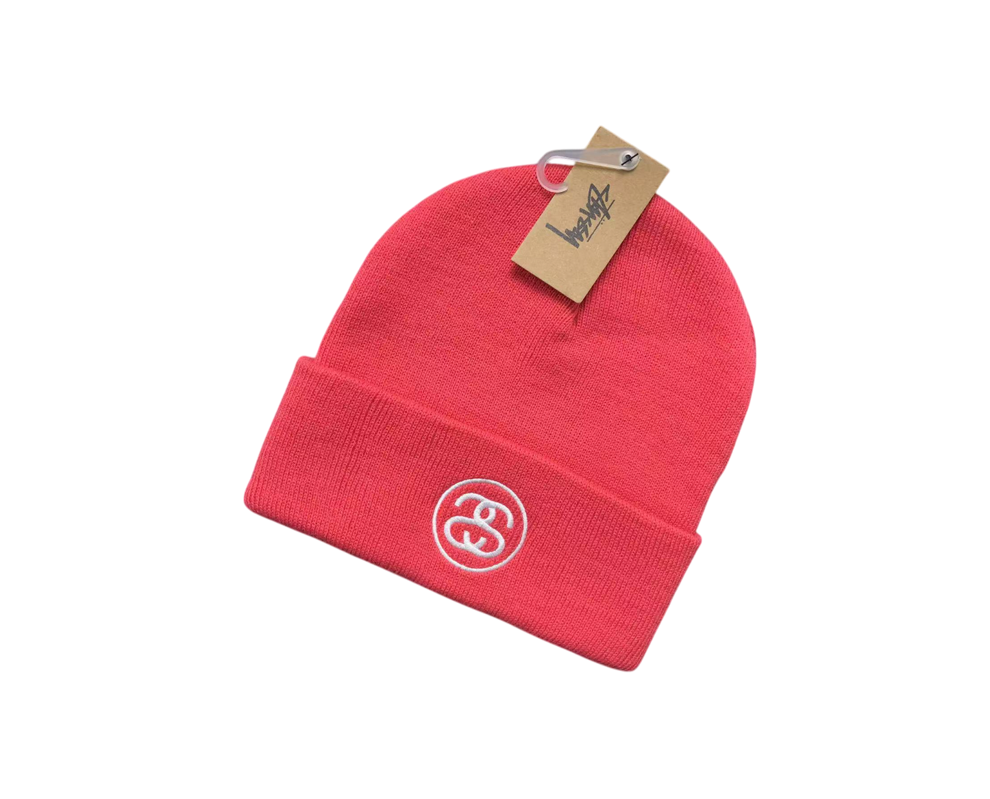 Stussy Cuff Beanie - (RED)