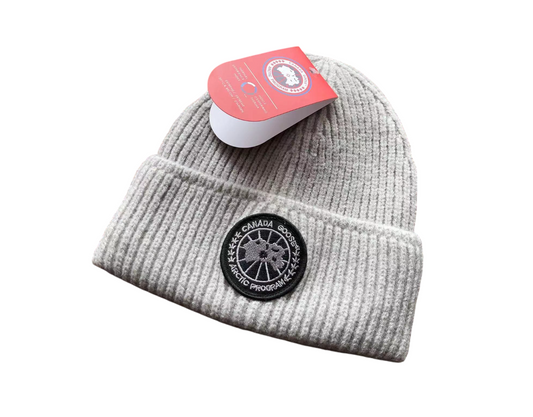 Canada Goose Beanie - (GREY/BLACK)